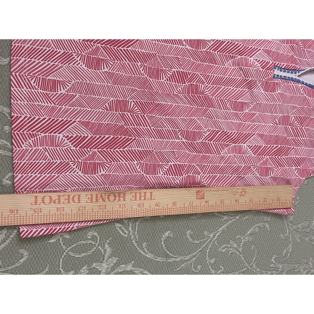 J. McLaughlin Tank Top Womens S Pink Geometric Crochet Tunic Sleeveless Stretch - Picture 7 of 12